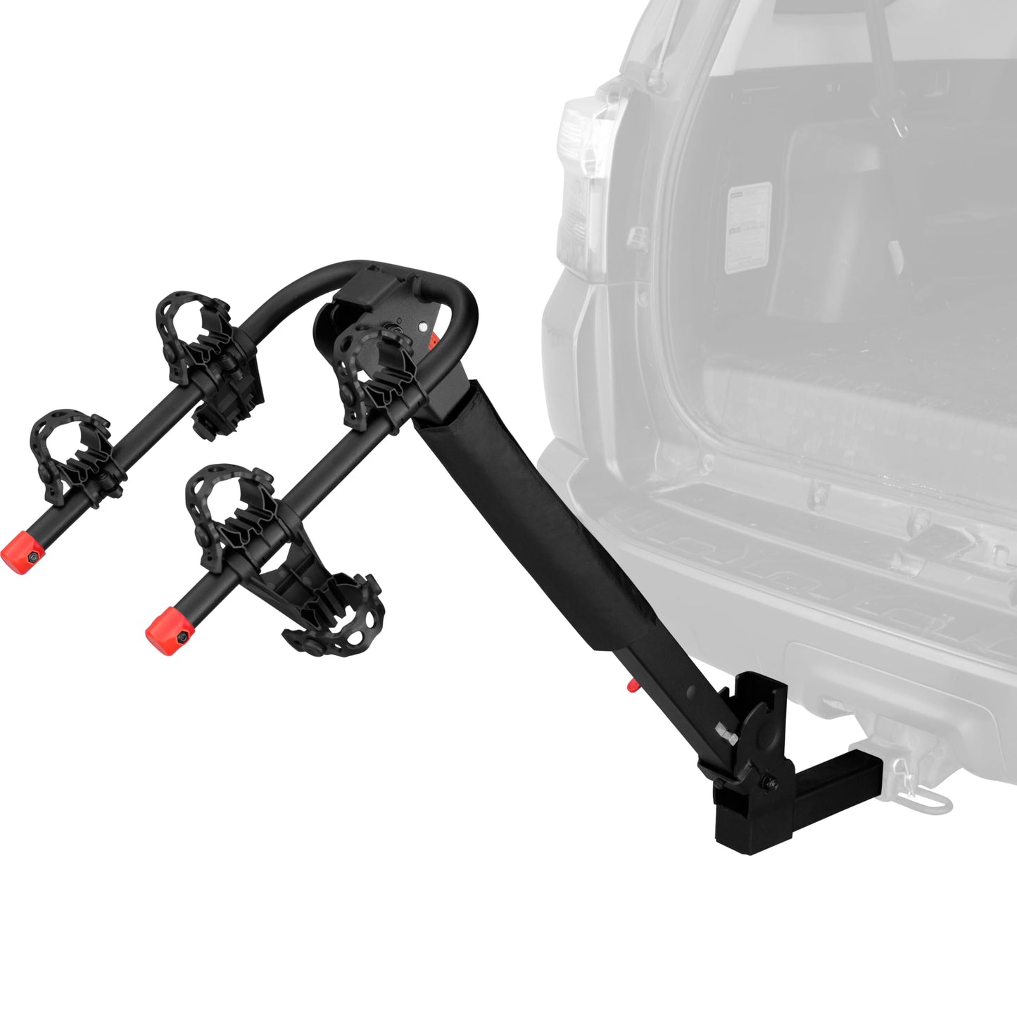 Retrospec Lenox Plus Hitch Mount Bike Rack for Cars Trucks and SUVs | Anti-Wobble Hitch Tightener | Quick-Tilt Trunk Access | Fits 2, 3 or 4 Bikes with 2" Receiver
