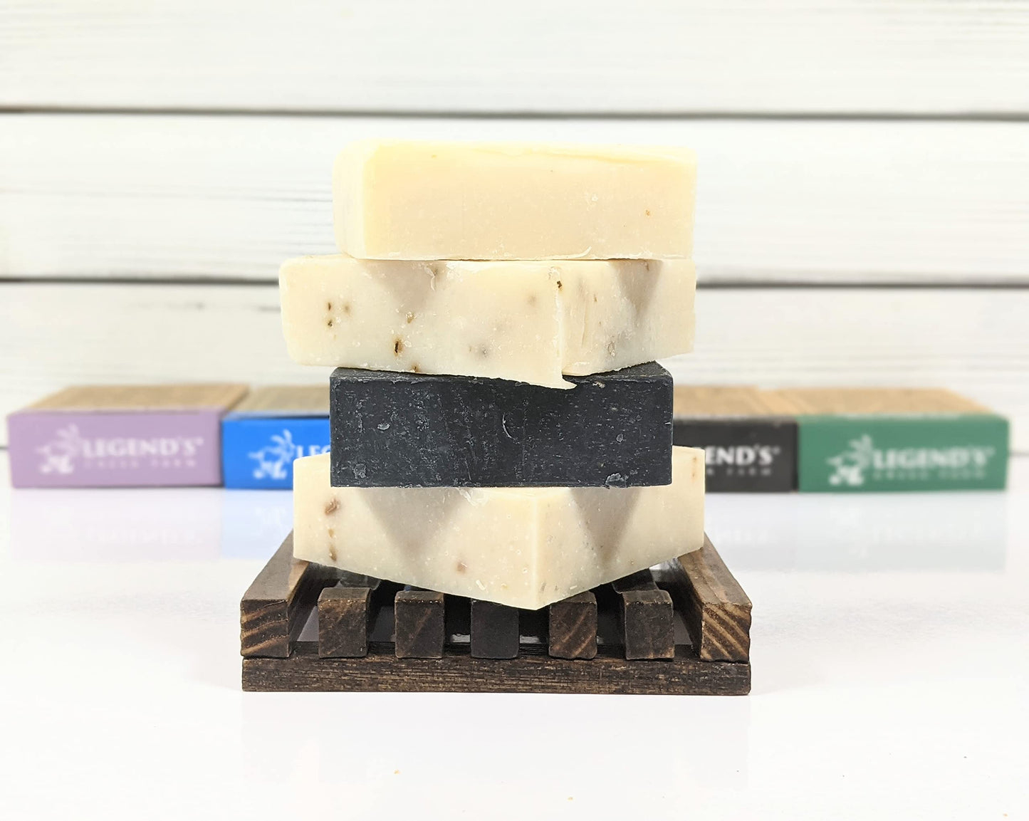 Legend's Creek Farm Goat Milk Soap - Cleansing Moisturizing Bar for Hands and Body - 5 Oz Natural Soap for Sensitive Skin, Handm