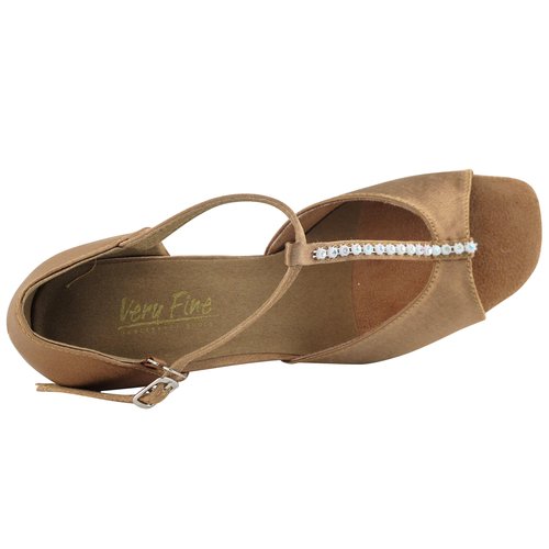 Very Fine Womens Dance Shoe CLC1609 Bachata Latin Salsa Ballroom Brown 3-inch Heel M 9.5