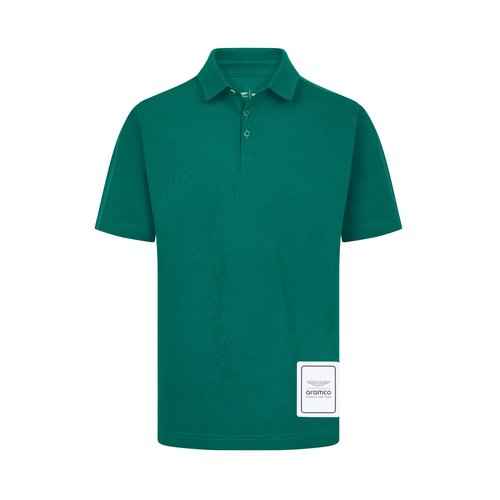 Aston Martin F1 Men's Logo Polo - Green - Size: Small