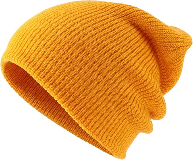 Connectyle Classic Double Layer Knit Beanie Hat Warm Thick Acrylic Winter Hats Daily Cuffed Beanies Watch Hat for Men Women