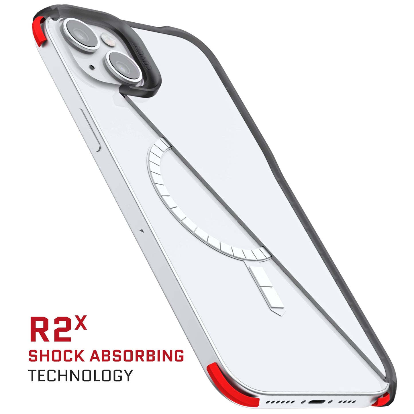 Ghostek Covert Iphone 14 Plus Clear Case - Compatible With Magsafe Accessories, Shockproof Silicone, Minimalist Phone Cover (6.7