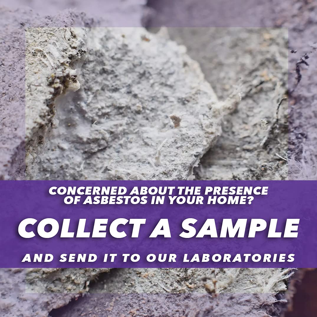 Asbestos Test Kit - (2 Samples) Emailed Results Within 3 to 5 Business Days - Includes Return Mailer and Expert Consultation. Required Lab Fee for NVLAP Analysis