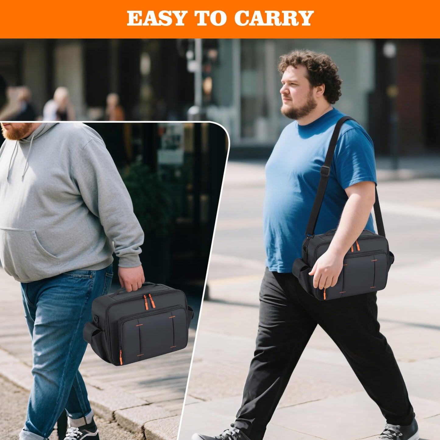 KANG YU Portable Carrying Bag Compatible with ResMed AirSense 11 CPAP, Travel Bag Compatible with AirSense 11/10/10 elite, Philips Dreamstation, 3B Medical Luna G3, XT Fit