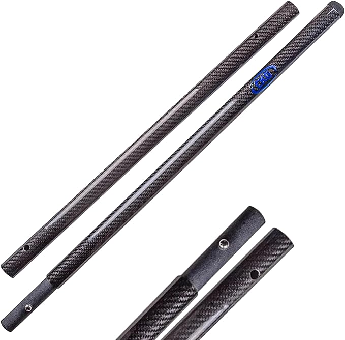 CKG Carbon Fiber Travel Sand Scoop Shovel Handle Universal Lightweight Pole for Beach Metal Detecting Long Rod with 28.5m...