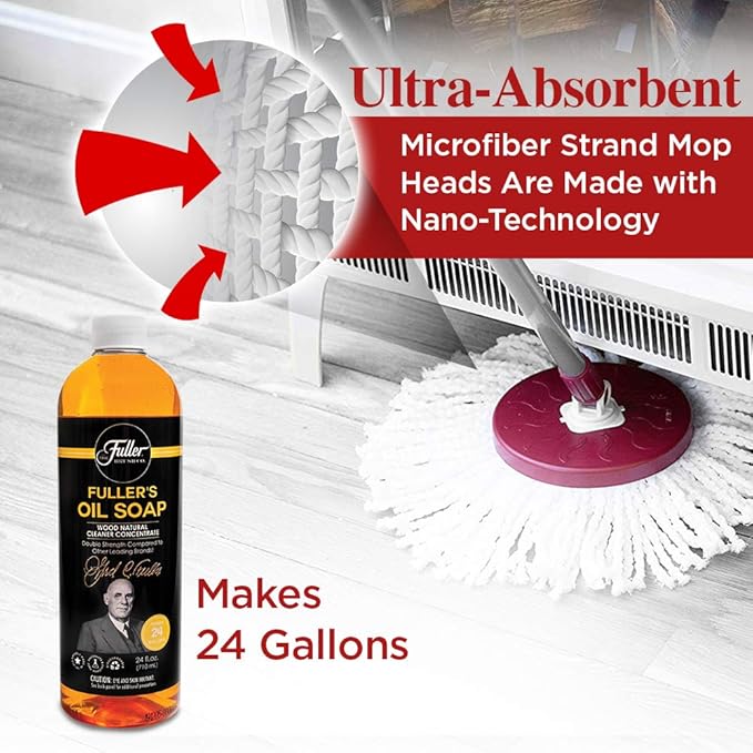 Spin Mop + Oil Soap