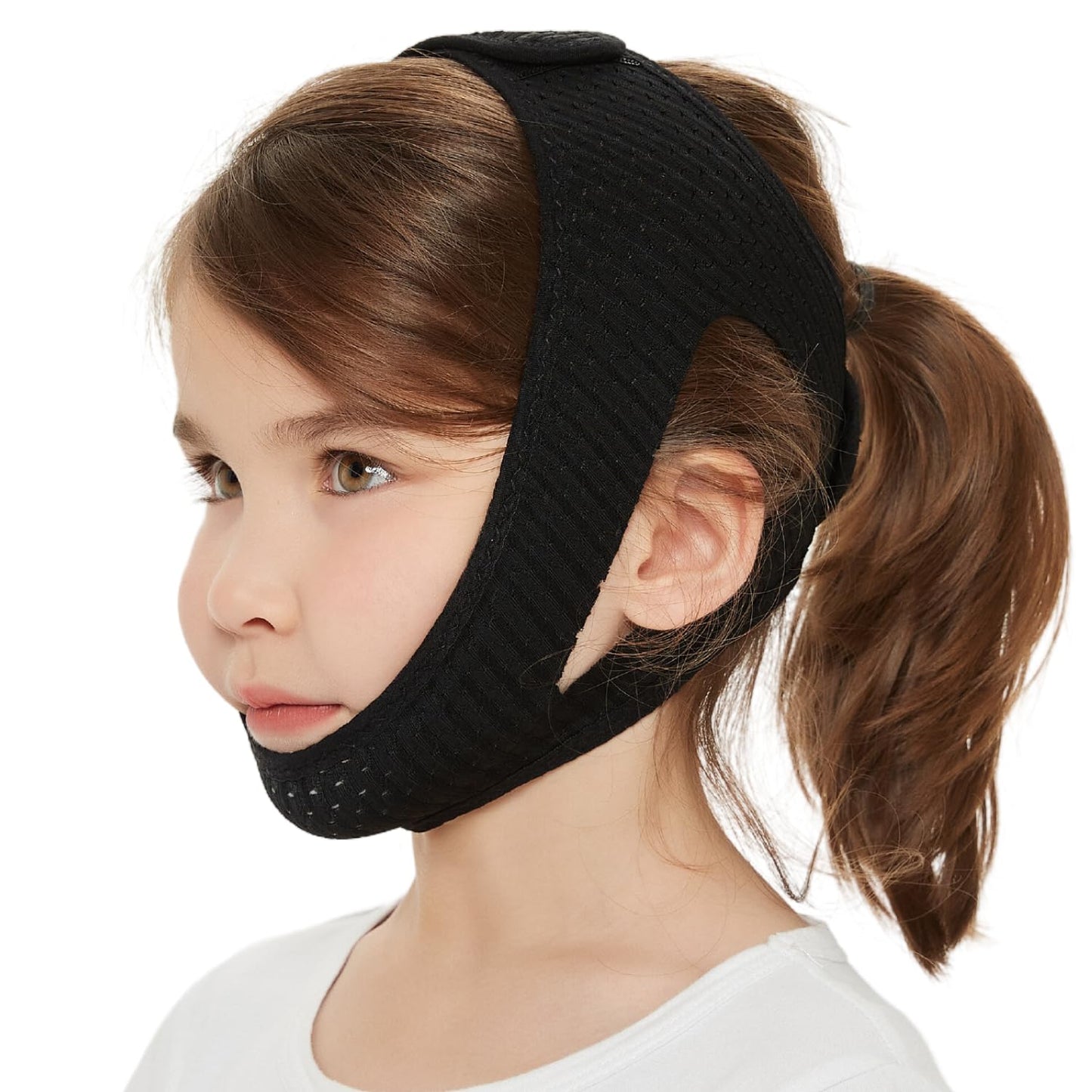 Orapink Anti-Snoring Chin Strap, Small Size Chin Strap for Snoring, Reduce Snoring - Breathable Anti Snoring Device, Sleep Aid Solution Flexible Adjustable Face Slimmer