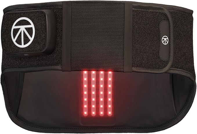 Therabody ThermBack LED – 4-in-1 Back Wrap with Heat, Far Infrared, Vibration and LED Light Therapies for Lower Back Pain ...