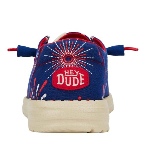 Hey Dude 41294-410W9 Wendy Fireworks Navy W9