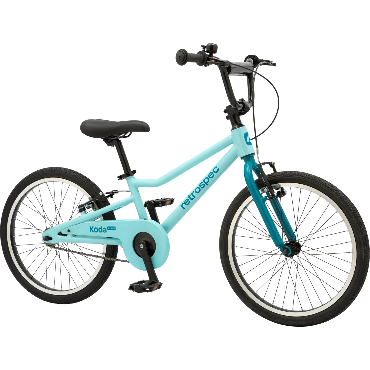Retrospec Koda Plus 20in Kids Bike with Adjustable Seat & Handlebars - Lightweight Girls & Boys Bicycle for Ages 6-8, Easy-Grip v-Brakes & Smooth-Rolling Tires