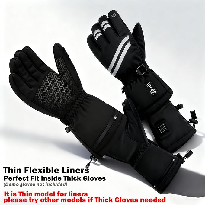Rechargeable Hand Warmers, Portable Graphene Heated Gloves Handwarmers Bag with 10000MAH Power Bank&3 Heat Modes, Fast Electric Heating Pad Pouch Muff for Men,Pain Releif,Gift, Golf,Camping&Fishing