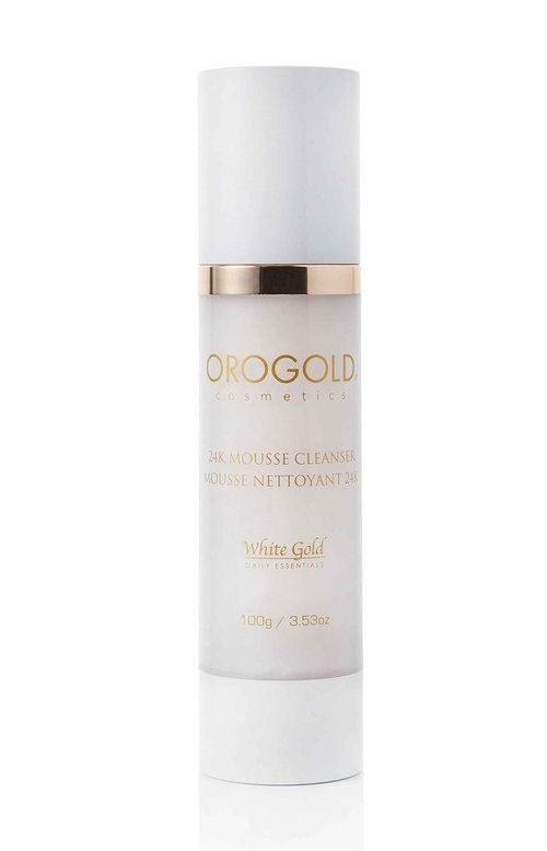 Orogold White Gold 24K Anti Aging Facial Cleanser - 100 Ml / 3.38 Fl. Oz.