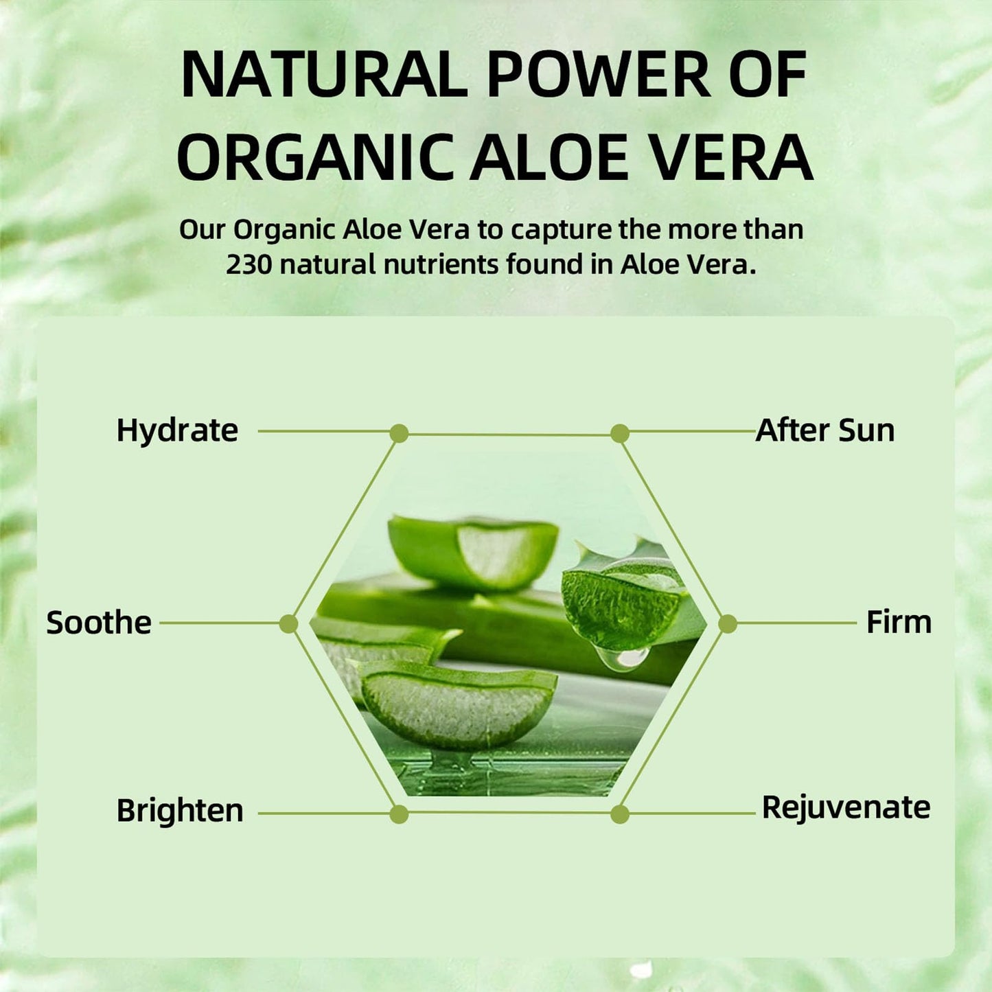 Grospe Aloe Vera Moisturizer Facial Cream,Facial Cream With 98% Organic Aloe Vera,Anti Wrinkle Face Moisturize Cream,For Dry Ski