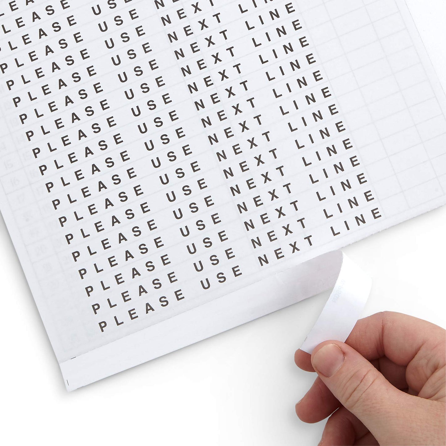 Blue Summit Supplies 125 Patient Sign in Sheets, HIPAA Compliant, Peel Off Adhesive Labels Carbonless 3 Part Forms with, for Privacy in Doctor, Medical, Dental Office, Blue, 125 Pack