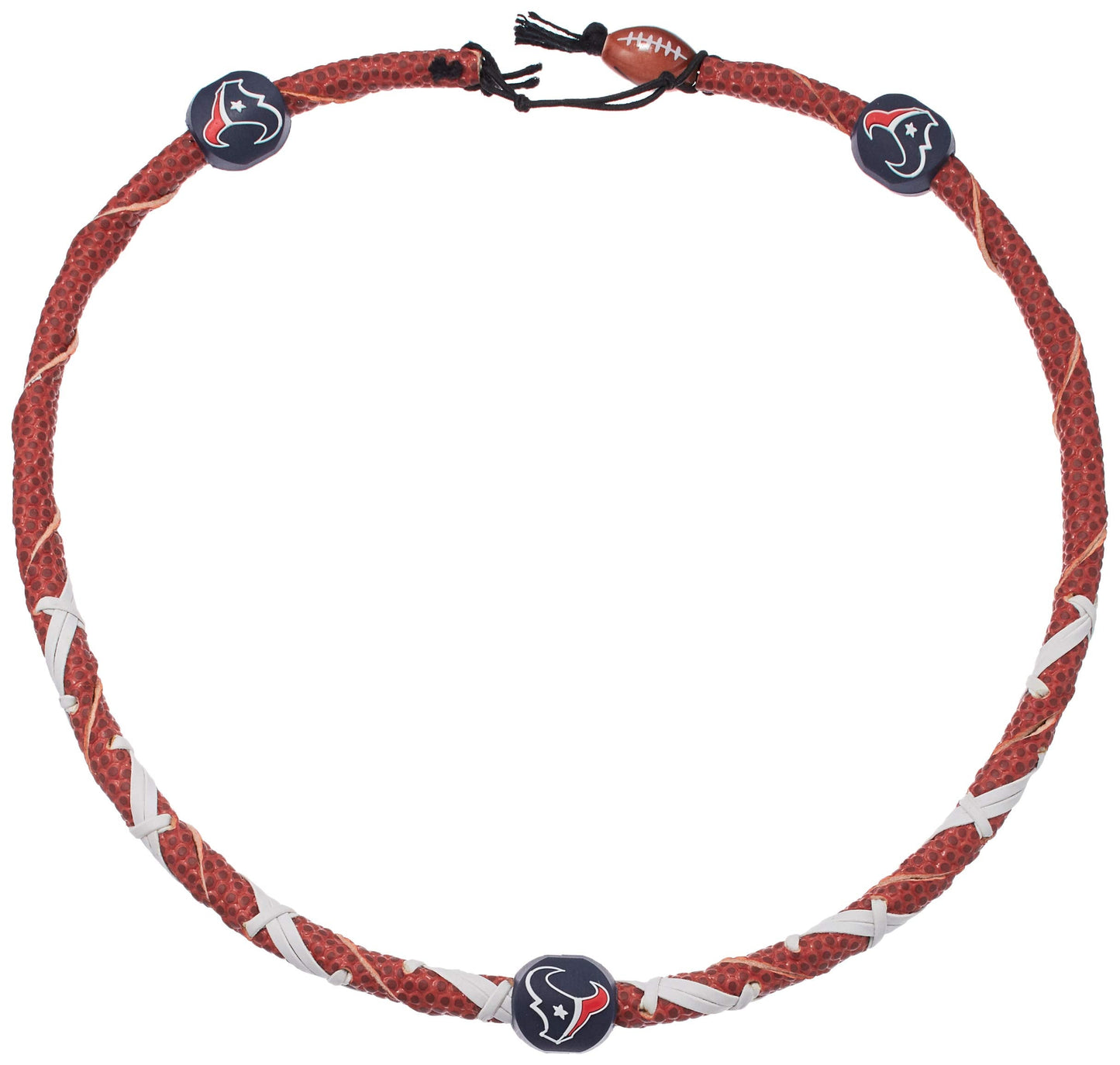 NFL Houston Texans Classic Spiral Football Necklace
