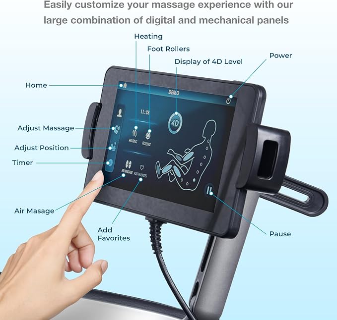 Osaki Vibe 4D l 4D Massage Mechanism l Automatic Body Scan l Deep Calf-Kneading l Space-Saving Technology l 3-Stage Zero Gravity l 32-Cell Full Body Air Massage (Brown)