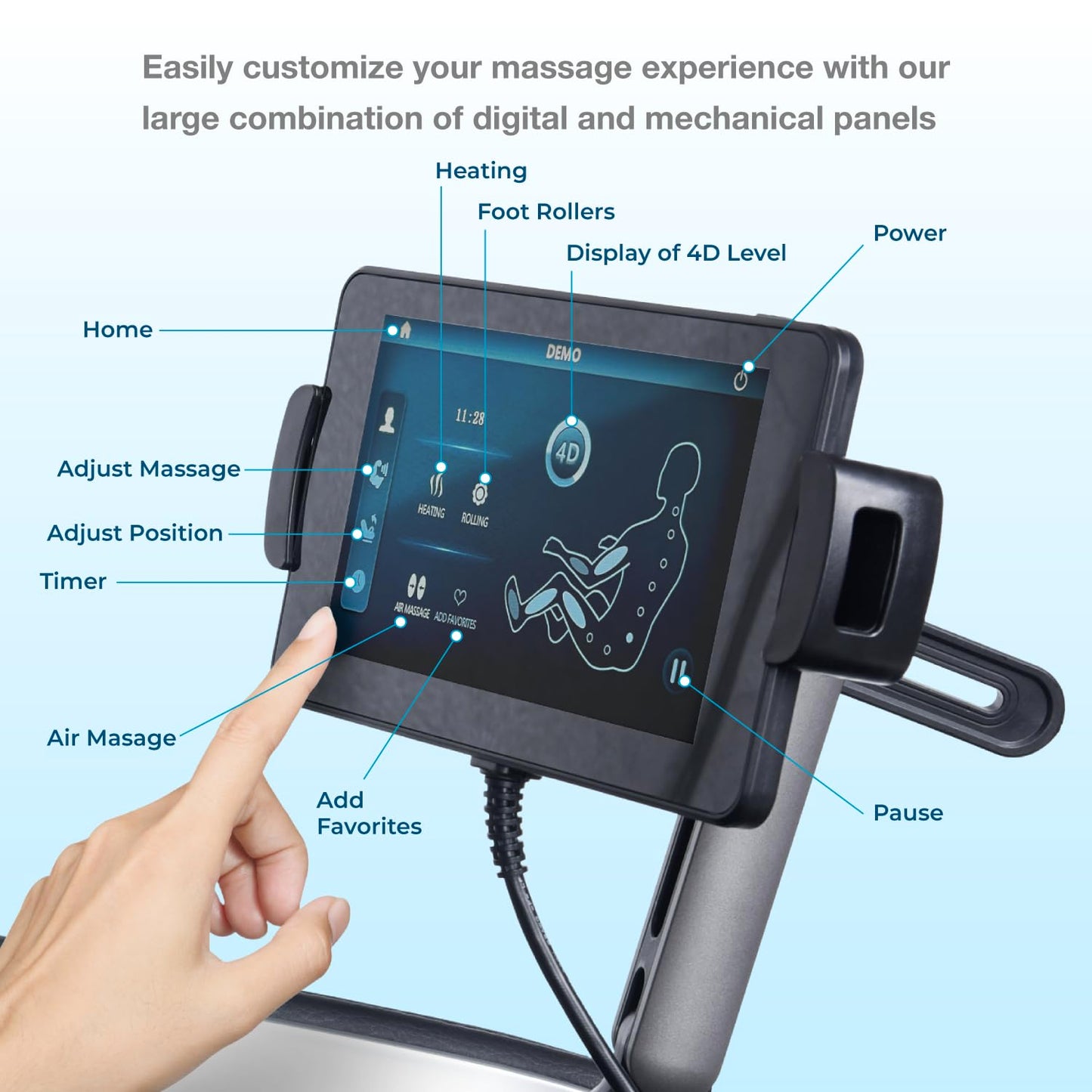 Osaki Vibe 4D l 4D Massage Mechanism l Automatic Body Scan l Deep Calf-Kneading l Space-Saving Technology l 3-Stage Zero Gravity l 32-Cell Full Body Air Massage (Black)