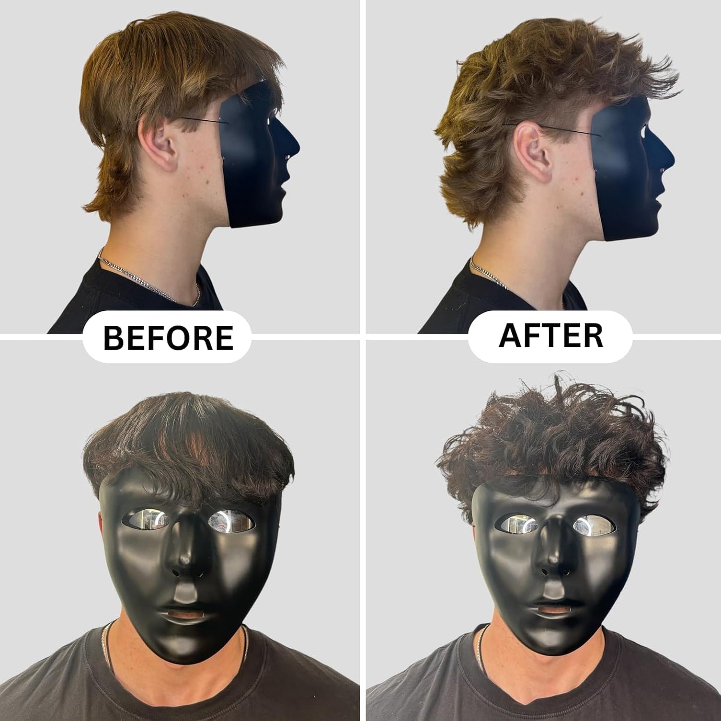 BlackMask 3 Pack Volume Hair Powder, Texture Powder for Men
