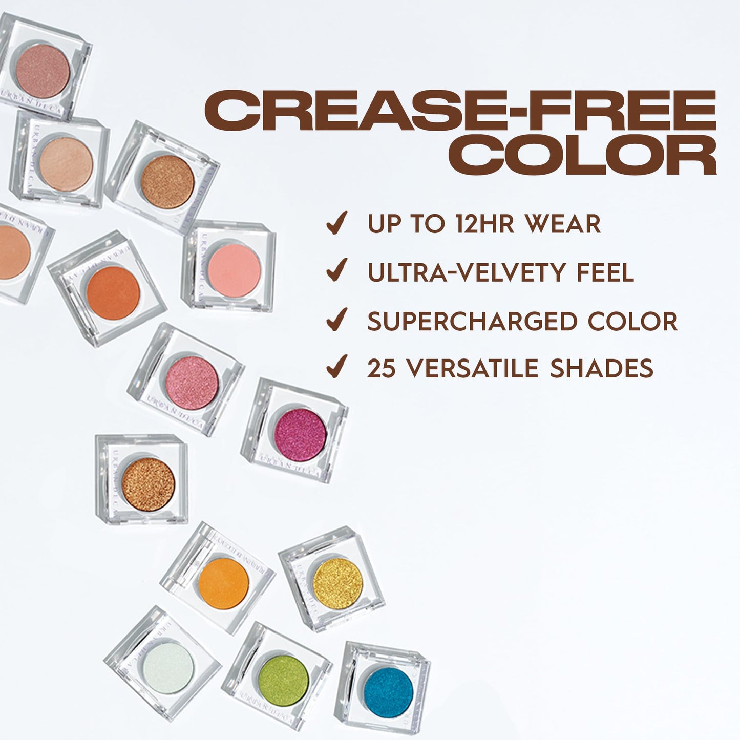 URBAN DECAY 24/7 Longwear Eyeshadow Single (Freak - Lime Green Shimmer), High-Pigment Eye Shadow Compact, Smooth & Blendable Col