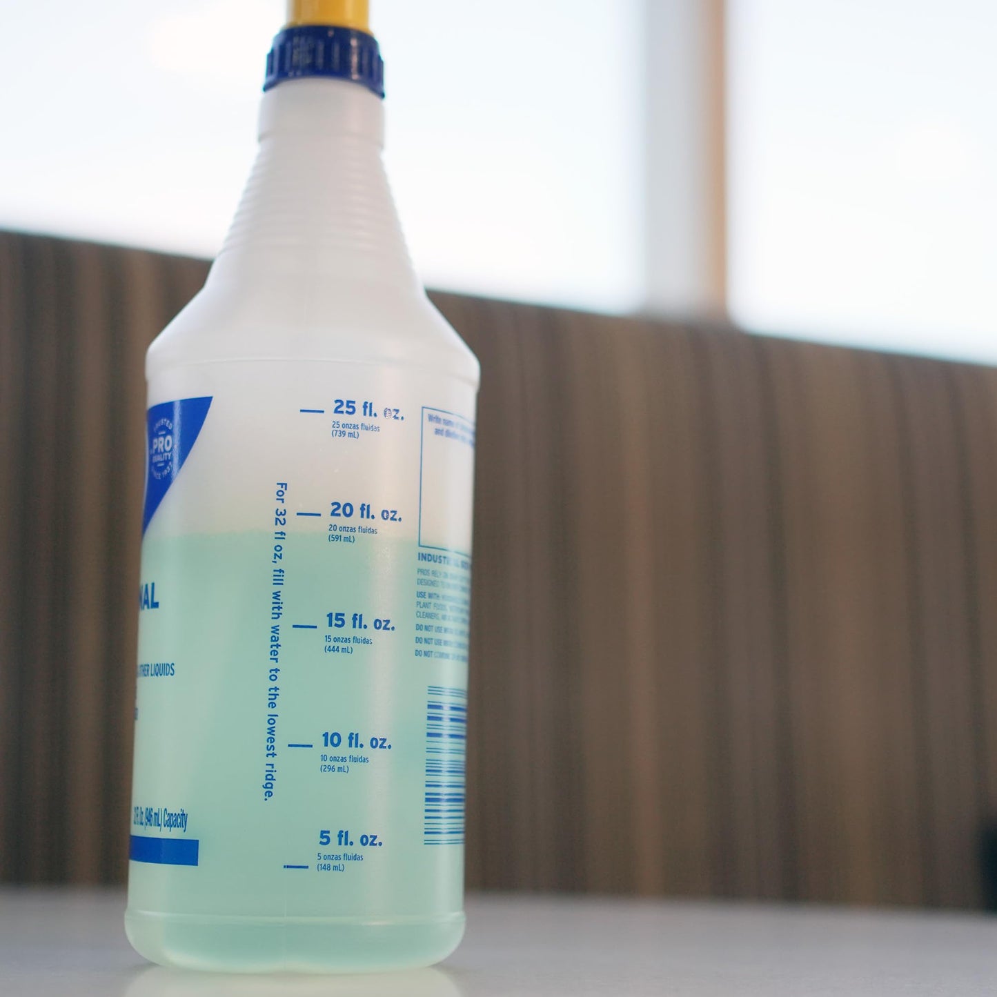 Zep Professional Sprayer Bottle - 32 oz (Case of 9) - HDPRO9 - Versatile Adjustable Nozzle Spray Bottles With A Fine Mist or Powerful Spray; Refillable Spray Bottle For Diluted Concentrate, Chemical
