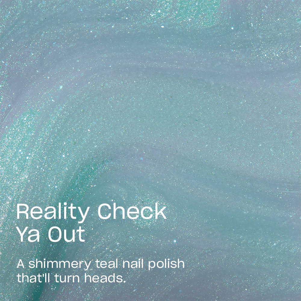 OPI Nail Lacquer Reality Check Ya Out | Sheer Pastel Green Shimmer Chip Resistant Nail Polish | OPI'm Dreaming Collection