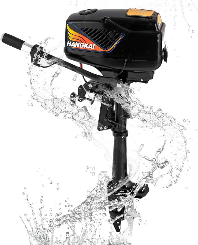 1200W Outboard Motor Electric Outboard Fishing Boat Engine 48V 5.0HP Water Cooling Heavy Duty Boat Motor Mud Motor Brushle...