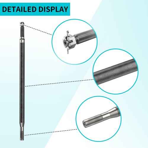 10L0L Upgraded Golf Cart Rear Spline Axle Shaft for EZGO RXV Electic 2008-Up Driver Side, Replace OEM 620337, 614208