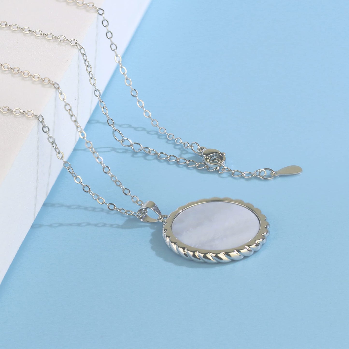 SmileBelle Mom Necklace as Mother Christmas Gifts from Daughter Son, Mom Jewelry as Birthday Gifts for Moms, Mother Necklace as Unique Sentimental Jewelry Gift for Mama