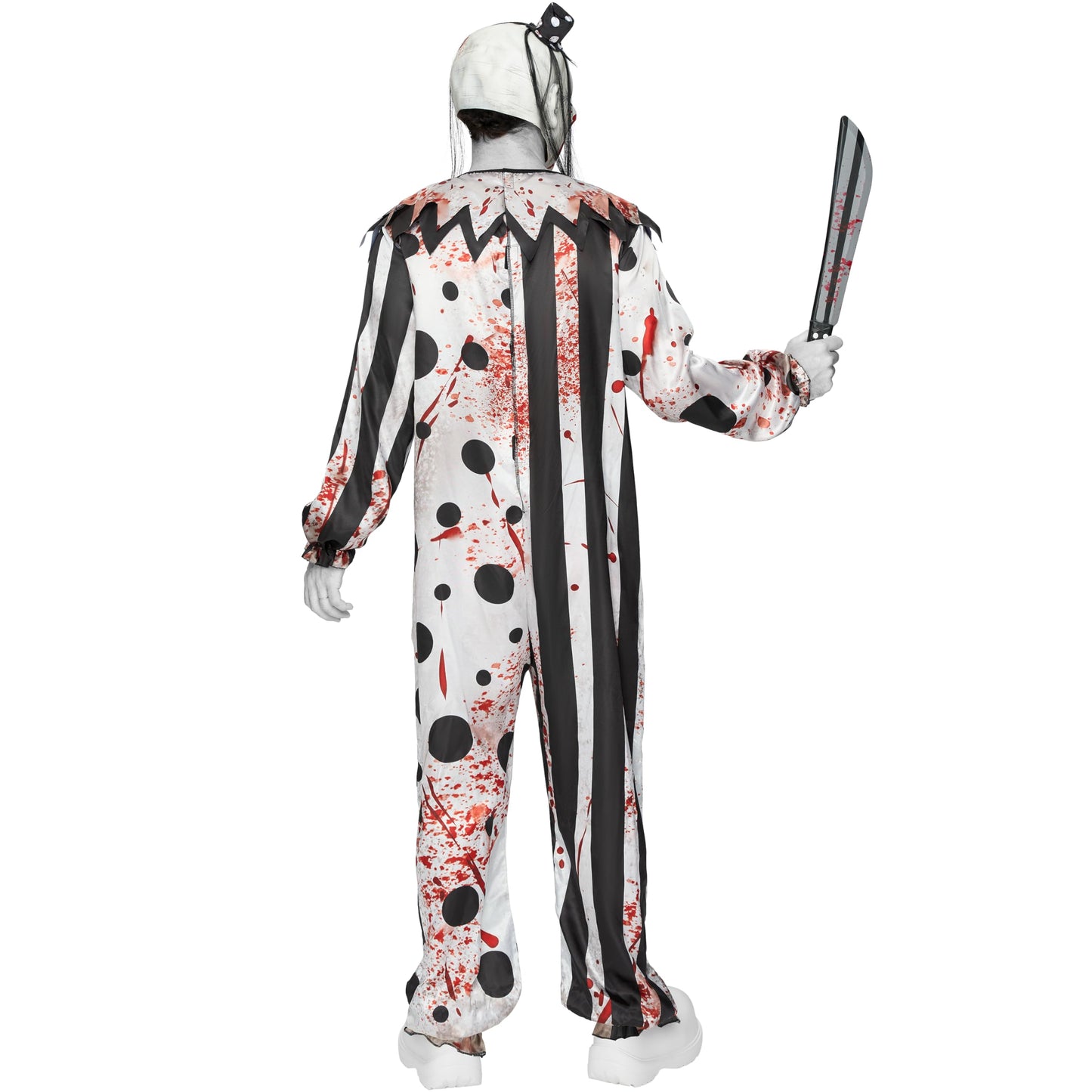 Spooktacular Creations Halloween Men Killer Clown Costume, Scary Clown Costume for Halloween Dress Up Cosplay Party, Cosplay Theme Party (Medium)