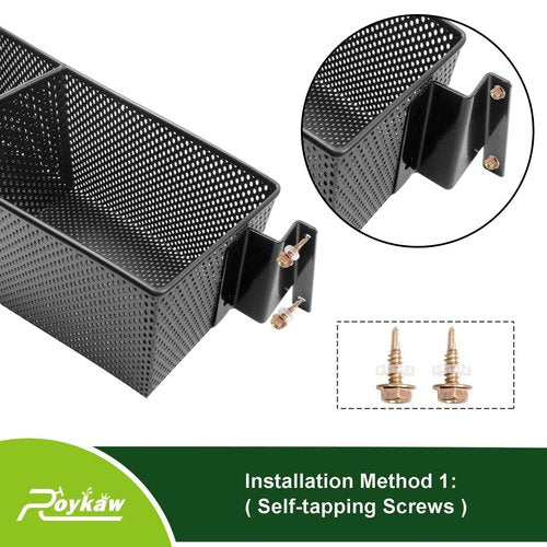 Roykaw Golf Cart Inner Front Storage Basket Dash Tray Organizer Compatible with Club Car Onward/Tempo 2017-Up Models, Upgrade Larger Compartments & One Piece Design, More Sturdy