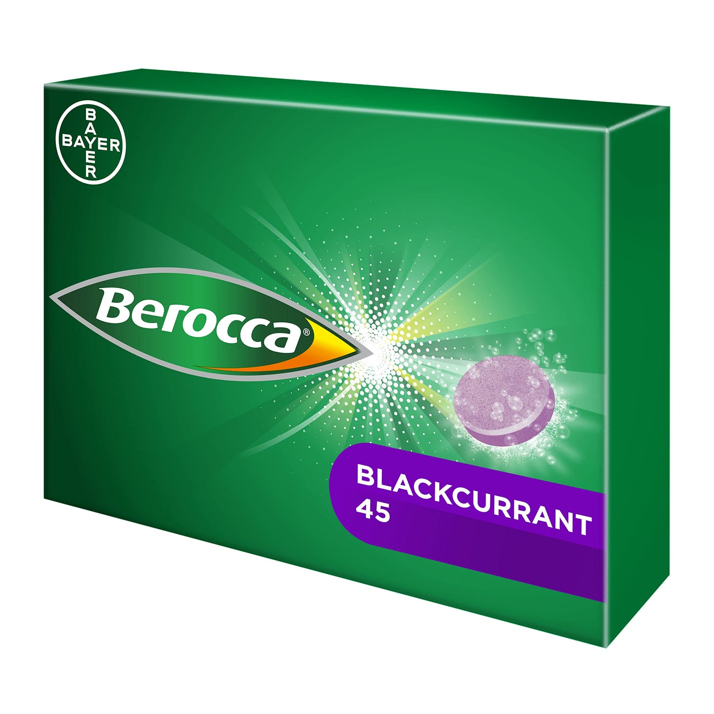 Berocca Blackcurrant Flavour 45 Effervescent Tablets