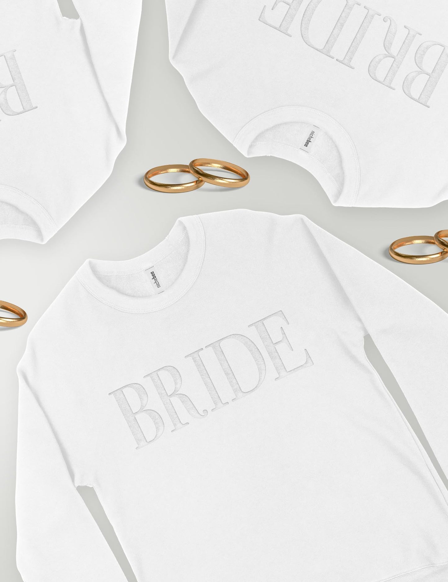 Bride Sweatshirt - Engagement Gift - Bride Sweatshirts For Women - Bride Crewneck Sweatshirt - Wedding Gift White