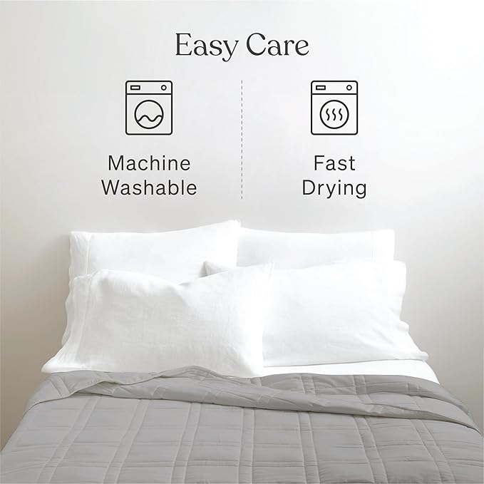 Baloo Weighted Blanket for Adults 12 lb Throw (Silver Sage, 42"x72") | Cool & 100% Cotton | Machine Washable & Dryer Safe | Glass Microbead Fill