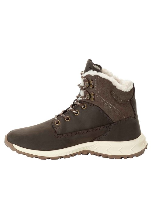Jack Wolfskin Women's Queenstown City Texapore Mid W Hiking Shoe, Cold Coffee, 11