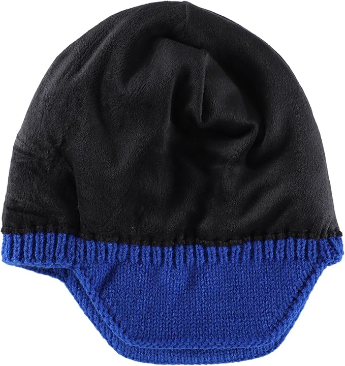 Home Prefer Mens Winter Hat Knit Earflap Hat Stocking Caps with Ears Beanie Hat