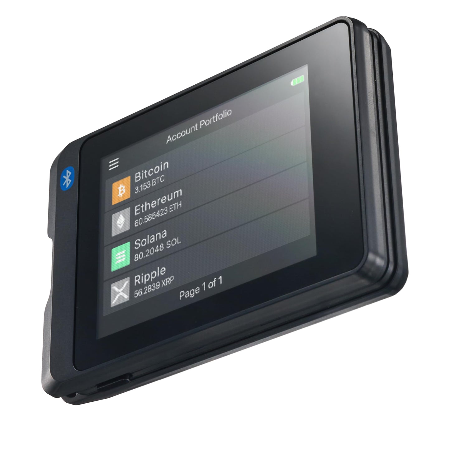 Secux W20 Crypto Wallet With Intuitive Touchscreen  Hardware Wallet With Bluetooth  Easy To Manage Bitcoin  Ethereum  Nfts  Tokens  And Cryptocurrency With Military-Grade Security Features -Like New