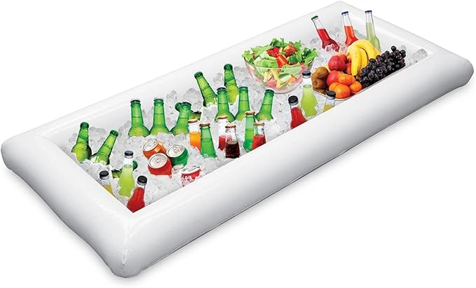 Jasonwell Inflatable Serving Bars Ice Buffet Salad Serving Trays Food Drink Holder Cooler Containers Indoor Outdoor BBQ Pi...