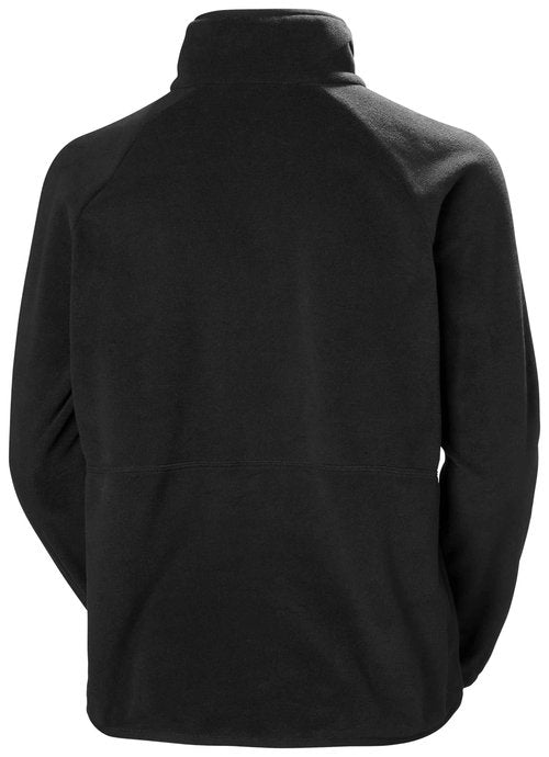 Helly-Hansen Rig Fleece 1/2 Zip Women's Cozy Outdoor Coat, Warm Layer for Hiking, Camping, and Everyday Adventures, 990 Black - XL