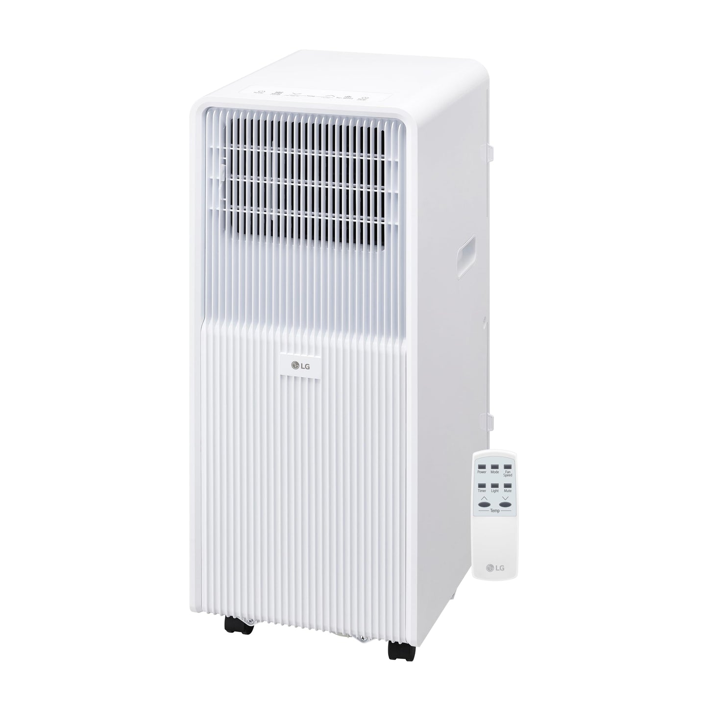 LG 8000 BTU (DOE) / (11000 ASHRAE) Portable Air Conditioner Cools 350 Sqft Easy Install, Remote Control, LCD Display, Washable Filter Eco-friendly AC Unit, White LP0825WFR