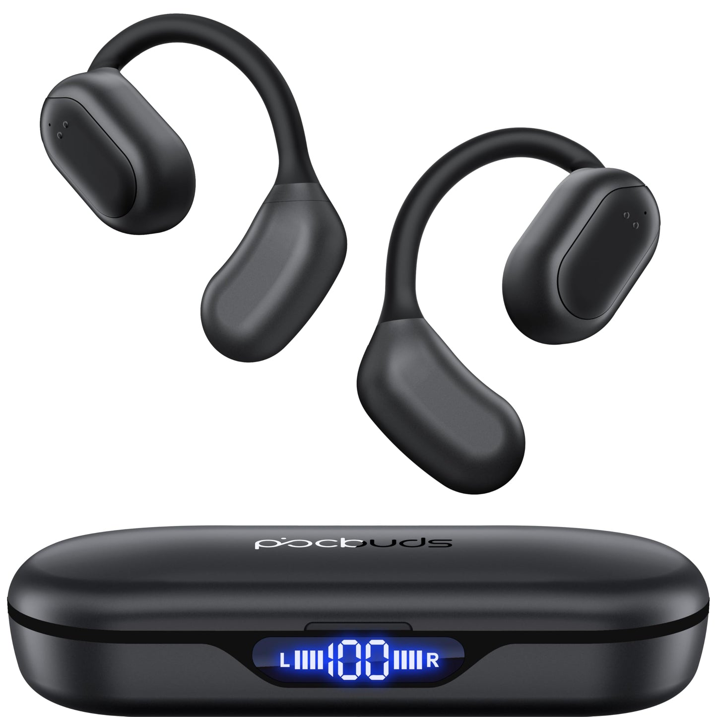Ai Translation Earbuds Real Time, 164 Languages & Accents, Translator Earbuds 90H Playtime, Translation Headphone Led Display Au