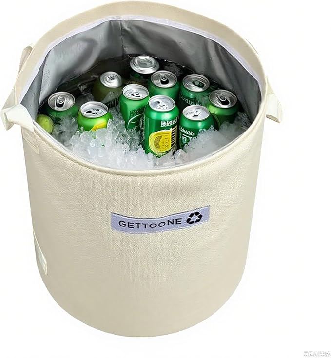 GETTOONE All-in-One Party Cooler Bag with Folding Design and Insulated Compartments -GETTOONE Ideal for Tailgating and Out...