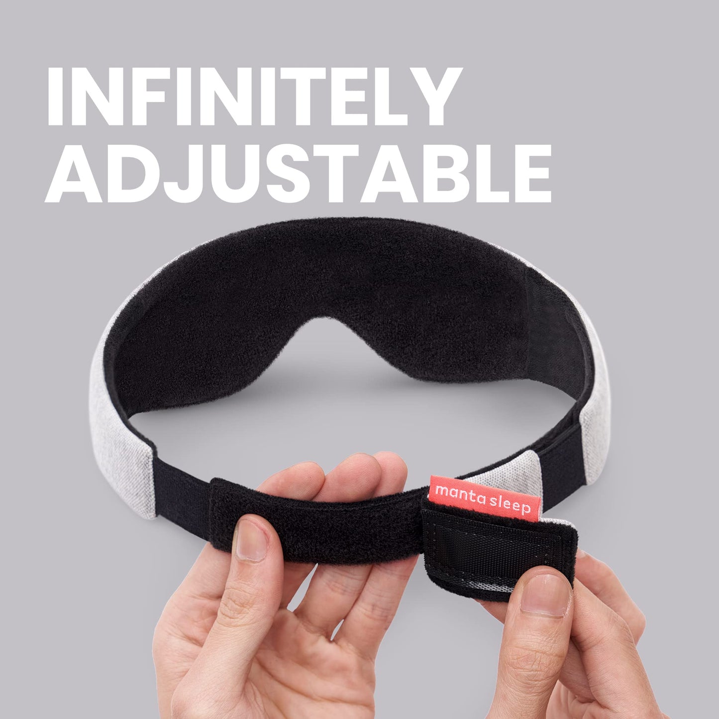 Manta Original Head Strap - Mix & Matchable Head Strap for Any Manta Sleep Masks, Durable, Soft & Breathable Materials, Adjustable Fit for Men and Women, Perfect for Sleeping, Naps, Travel, Deep Rest