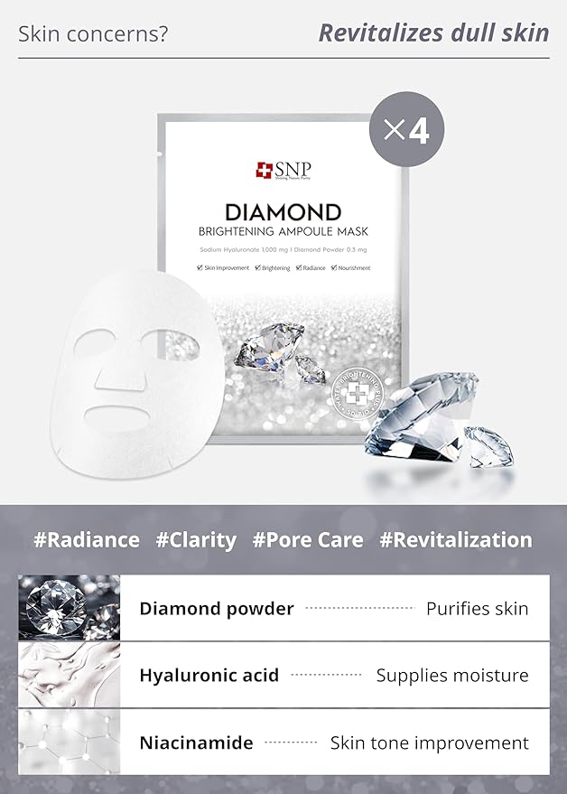 [K Beauty Snp] Variety Ampoule Sheet Mask Set & Vitaronic SOS Ampoule