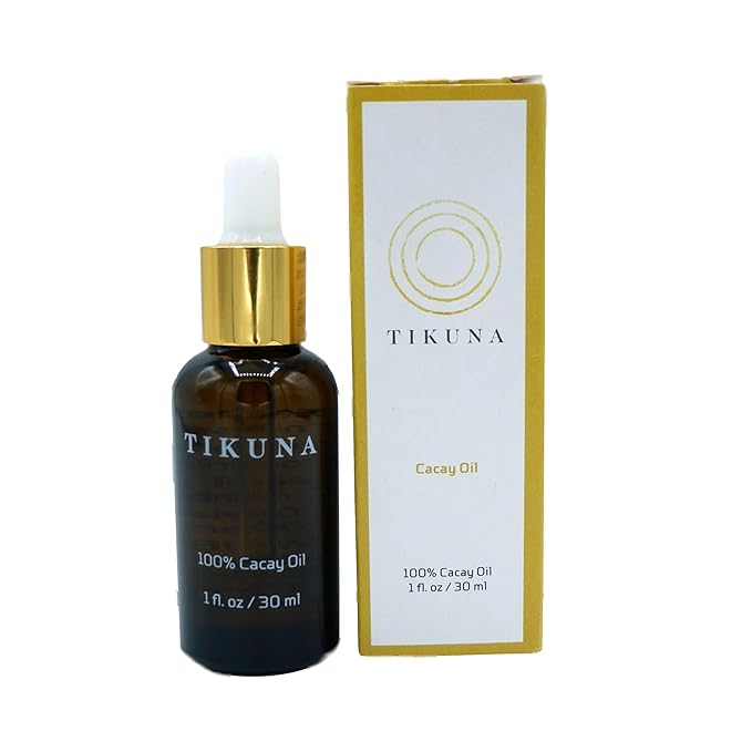 Cacay Oil 100% Pure 1 oz (30 ml), Natural Aging Care Oil for face and hair, rich in Vitamin A, Vitamin E, F and Retinol