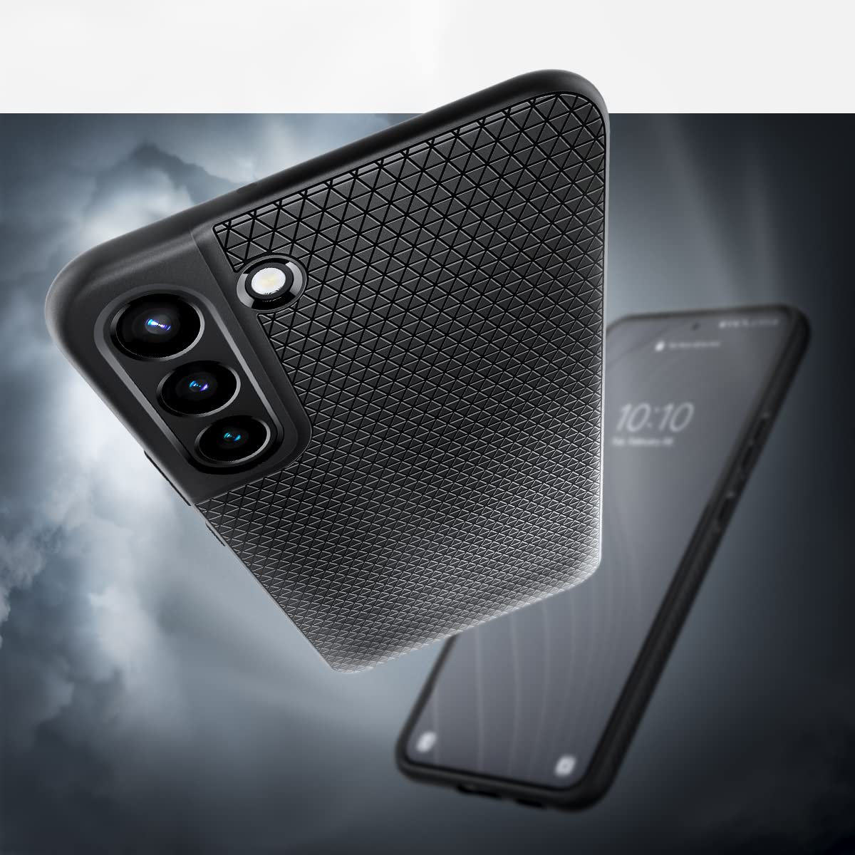 Spigen Liquid Air Designed For Galaxy S22 Case (2022) - Matte Black