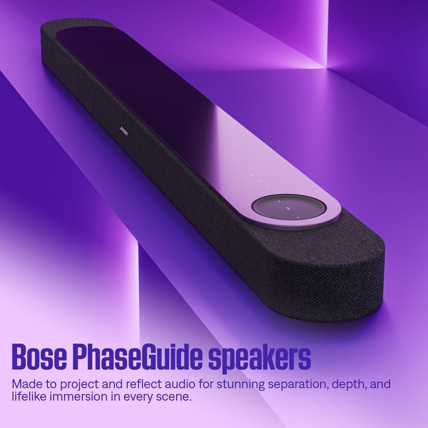 Bose New Lifestyle Ultra Soundbar, Wireless Home Soundbar for TV with Dolby Atmos, Surround Sound, Black