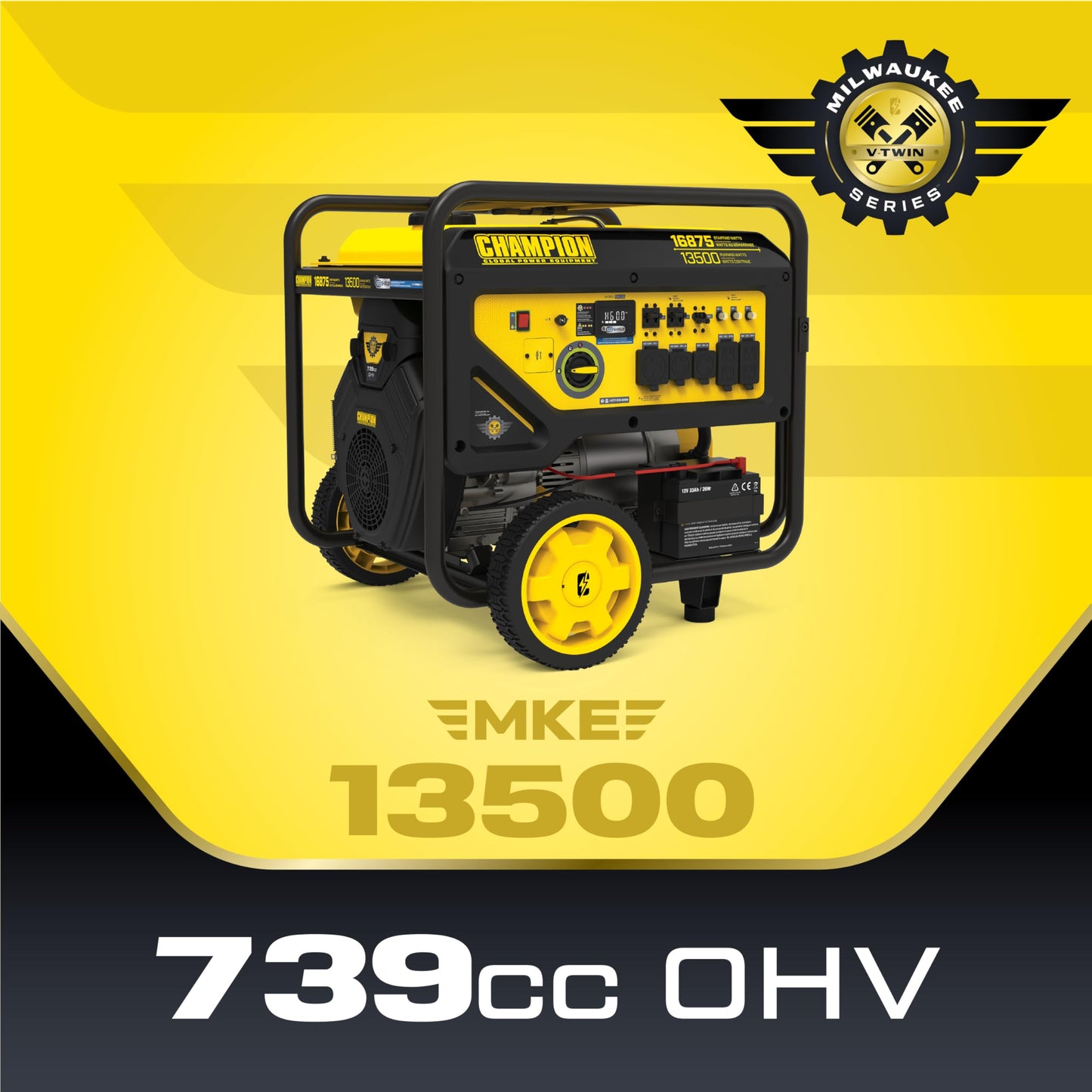 Champion Power Equipment 16,875-Watt Electric Start Home Backup Portable Generator with Free 3-Year Warranty