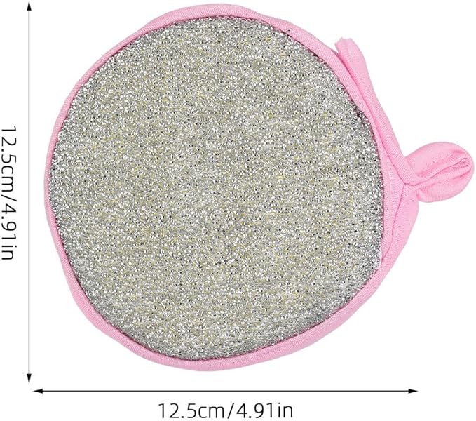 20PCS Kitchen Scrub Sponges: Double Sided Cleaning Sponge - Dishwashing Scrubber Non-Scratch Scouring Pad for Kitchen 12.5cm