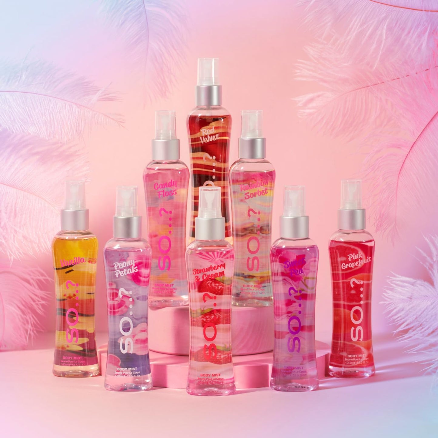 So…? Sweet Pea Body Mist - Floral Perfume for Women with Bergamot, Sweet Pea, Peony Notes - Ideal Gifts for Women - Body Spray for Women - 3.5 oz