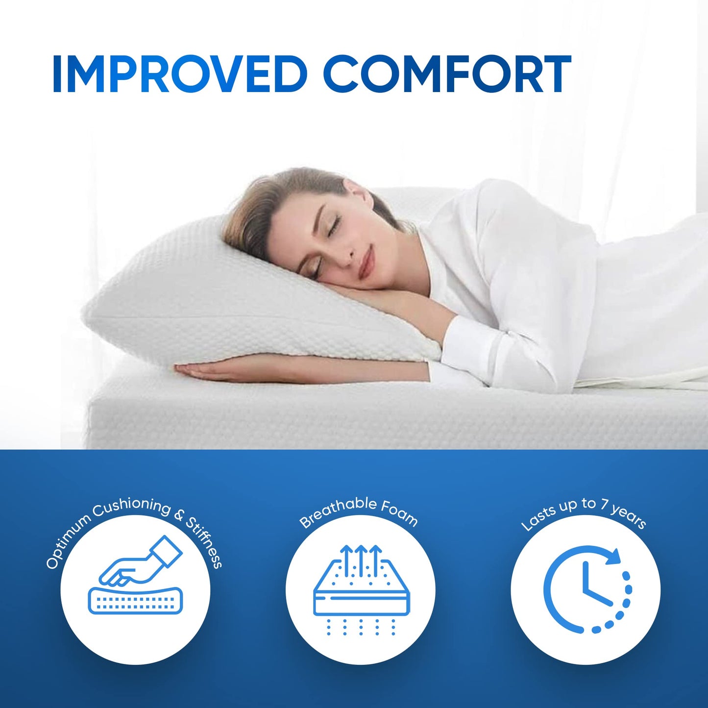 AK TRADING CO. AK-Trading Upholstery High Density 2" Height x 24" Width x 72" Length-Home or Commercial Use Seat Replacement Cushion-Made in USA Foam